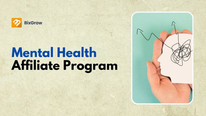 Mental health affiliate programs